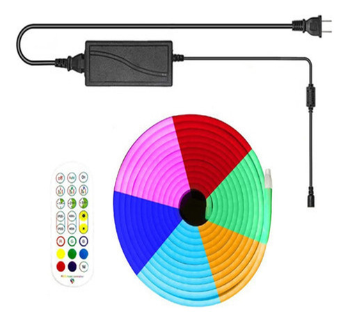 Tira De Luces Led De Neón Rgb, Control Inteligente De Aplica