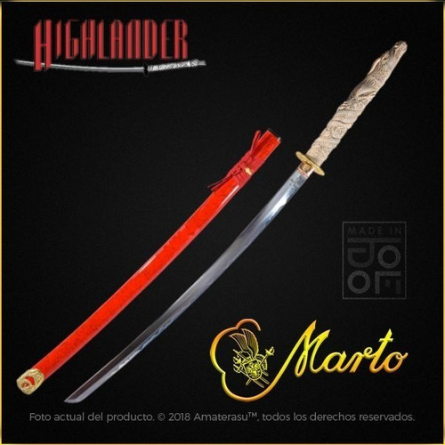 Katana Espada Duncan Macleod Highlander Licenciada Marto