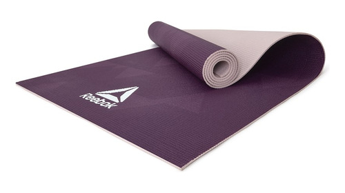 Colchoneta Yoga Mat 4mm Reversible Violeta Geometric Reebok 