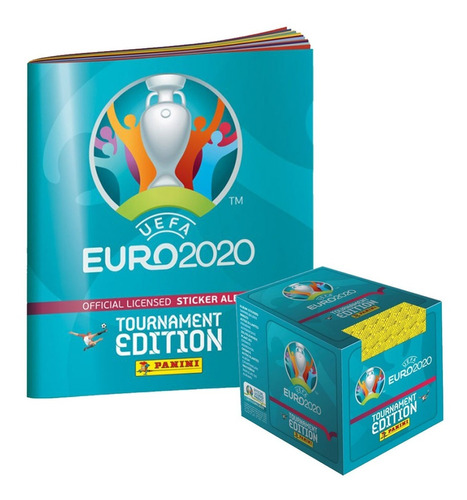 Album Euro 2020 + Caja  X 50 Sobres  Panini