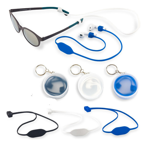 Accesorio En Silicona Para Gafas Y Audifonos Magneticos 