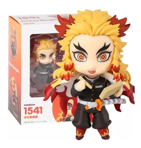 Boneco Kyojuro Rengoku Demon Slayer Kimetsu Colecionavel