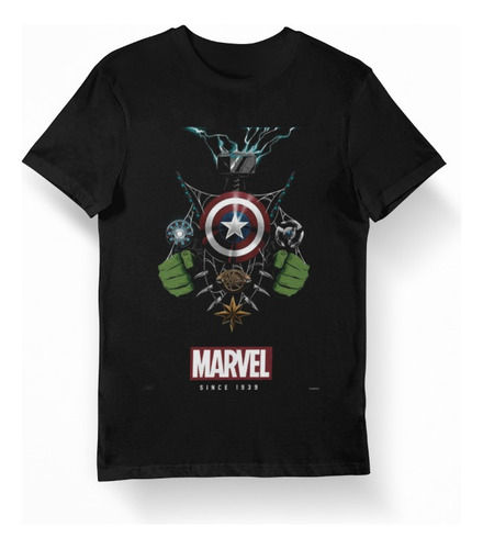 Playera The Avengers/ Marvel/ Dama/ Caballero/ Niño