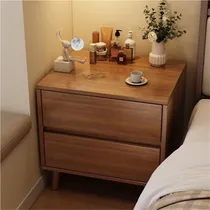 Comprar Wooden 2 Drawer Night Stand Modern With Storage Bedside