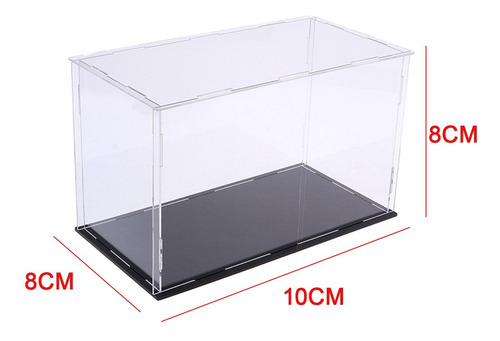 Caja De Exhibición Clara Del Gabinete Del 10x8x8cm 10x8x8cm