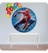 Comprar Fondo Banner Candy Bar Circular Hombre Araña 100x100cm