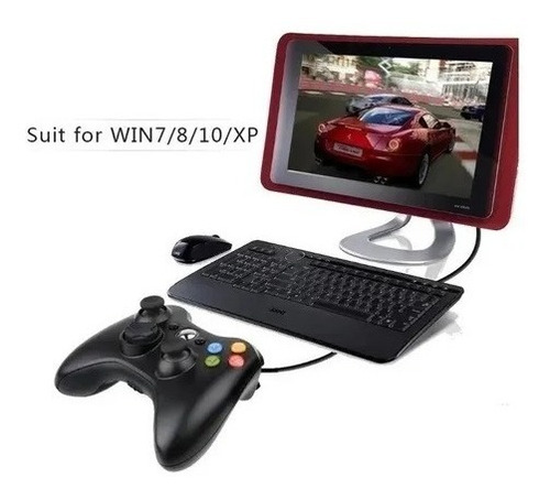 Imagen 4 de 5 de Joystick Mando Control Xbox 360 Pc Cable Alternativo