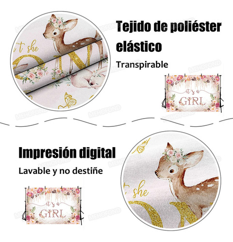 Es Un Telón De Fondo De Cumpleaños Para Baby Shower De Niña