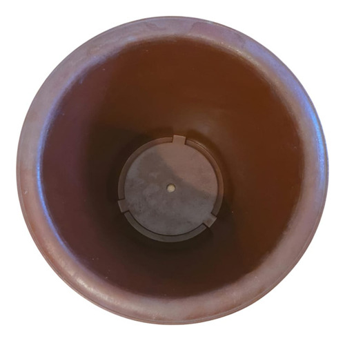 Maceta Grande 65l Macetero Uso Rudo Rojo Oxiido/chocolate Vaso