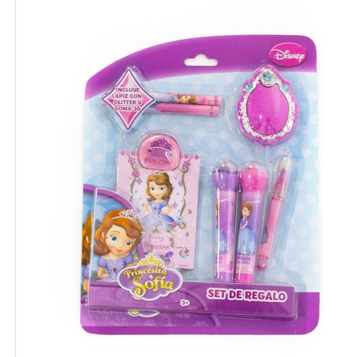 Princesa Sofia Set De Regalo Útiles Para Niñas