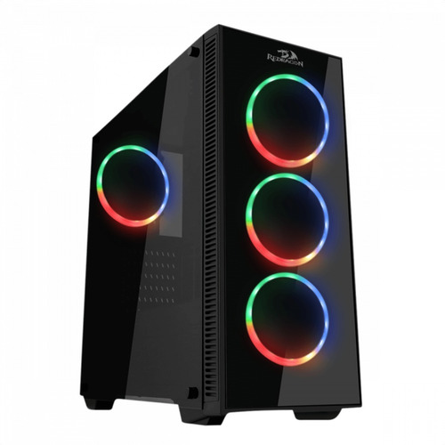 Gabinete Pc Gamer Redragon Gc-601 Sideswipe Pro, Coolers Rgb