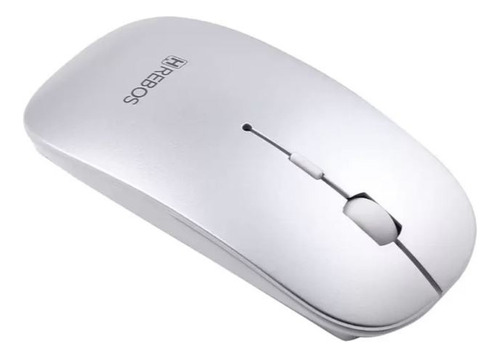 Mouse S/ Fio Compacto Premium Sensor Optico Wireless Hrebos Cor Branco
