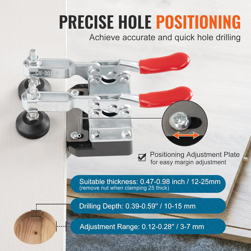 Jig De Bisagra Para Puertas Y Armarios Aluminio 35 Mm Precis