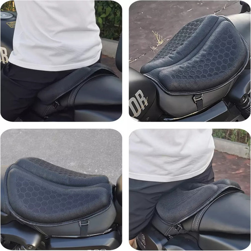 Cojín Universal De Gel Para Asiento De Motocicleta Con Absor