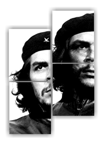 Set 4 Fotopaneles Decorativos Che Guevara En B/n