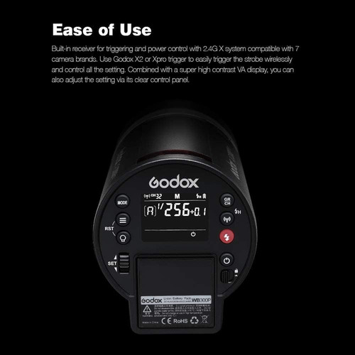 Godox Flash Strobe Ad300 Pro Ad300pro Monolight Estudio A...