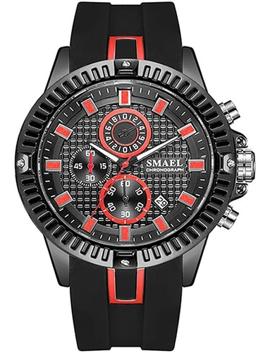 Smael Fashion Black Red Sl-9088