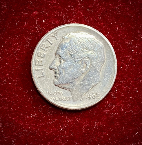 Moneda 1 Dime Estados Unidos 1962 D Plata 0.900 Km 195 (Usado)