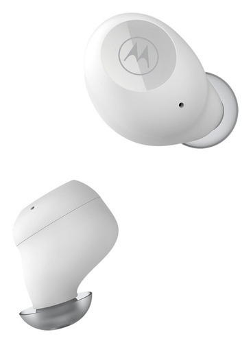 Fones de ouvido Bluetooth sem fio Motobuds 150 Tws Ipx5 White Color