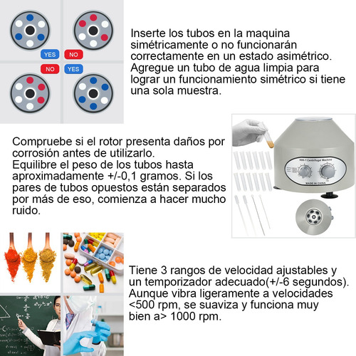 Centrifugadora Laboratorio Centrífuga 4000 Rpm+20 Ml X12 En