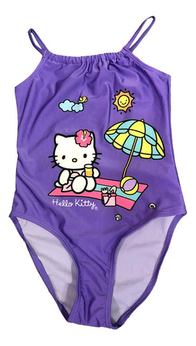 Traje De Baño Niña 01 Pieza Sublimado Hello Kitty S135029-68