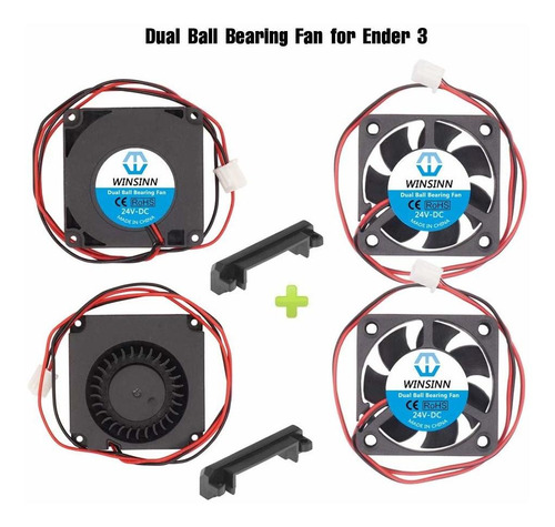 Winsinn 24v 40mm Fan Blower Para Cooling Creality Ender 3...