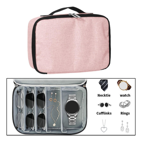 Estuche De Gafas De De Viaje Con Cierre De Cremallera,
