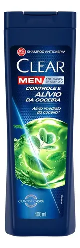 Clear Men Shampoo Anticaspa Controle e Alívio da Coceira 400ml