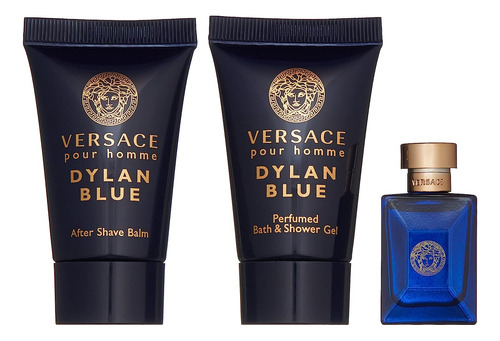 Versace Dylan Blue Pour Homme - Juego De 3 Piezas En Miniatu