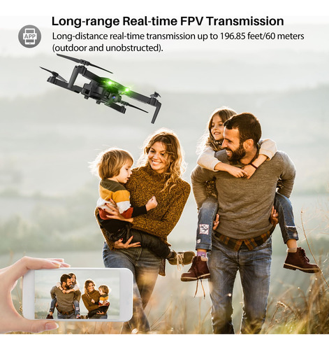 Drone Simrex X800 Con Cámara 1080p Fpv 2 Baterías