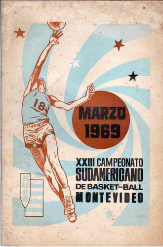 Xxiii  Sudamericano De Basquetvol 1969 Montevideo