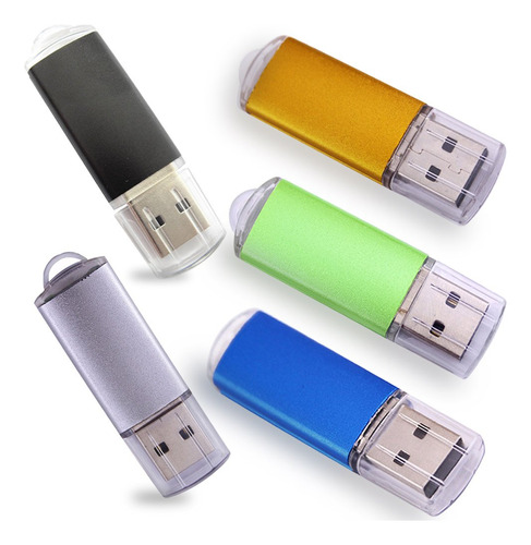 Ebamaz 4 Gb 5 Unidades Usb Flash Drives 2.0 Metal Clave Memo