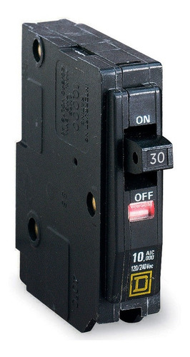Imagen 1 de 6 de Caja Con 10 Interruptor Termomagnético Qo130 1 Polo 30a