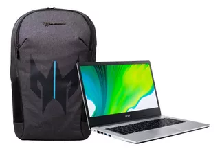 Combo Acer Aspire 3 Ryzen 3+mochila Acer Para Laptop 15.6