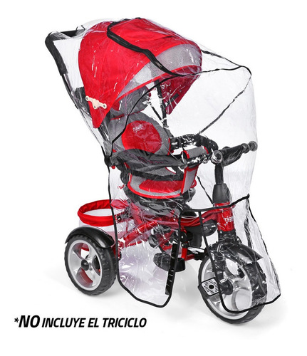Imagen 1 de 10 de Cobertor Capota Cubre Lluvia Para Triciclo Infantil Felcraft