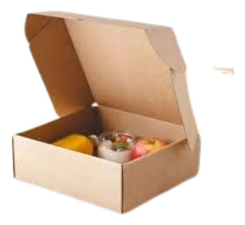 Caja Desayuno Delivery Grande / Corrugado 10 Und. 28x20x12