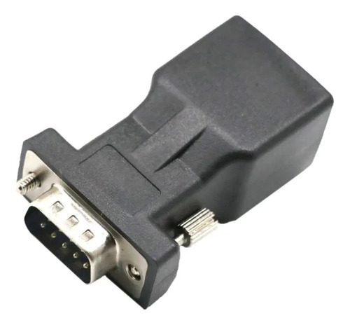 Para Puerto Serie Rs232, Db9 De 9 Pines, Macho A Cat5e/6 Eth
