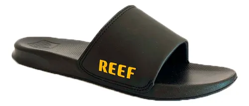 Ojotas Reef Natacion Hombre Guys Essentials Neg Amarillo Fuk