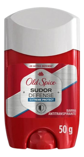 Desodorante Old Spice En Barra Sudor Defense 50 Gr