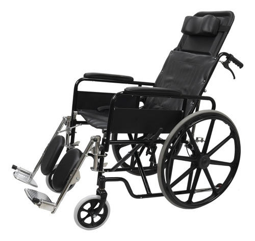 Silla De Ruedas Reclinable Mod.oa4954 Color Negro