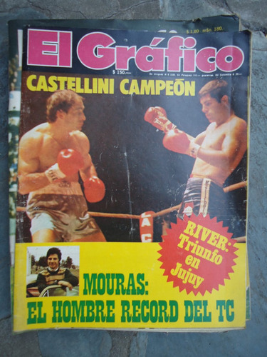 El Grafico 2975 12/10/76 Castellini Campeon Mouras Tc