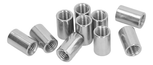 10 Tuercas De Acoplamiento, Conector De Varilla Redonda, Ros