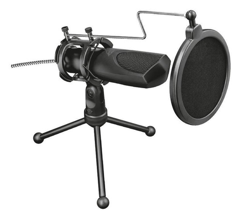Micrófono Trust GXT 232 Mantis 22656 condensador omnidireccional negro