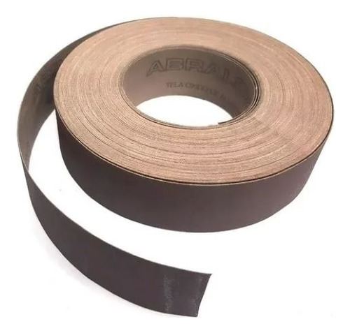 Tela Esmeril En Rollo Abralox 35 Mm X 25 Mts Gr 150 Doble A