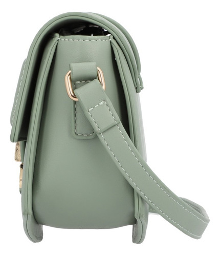 Bolsa tiracolo Color Teal 867-17 Cor Verde