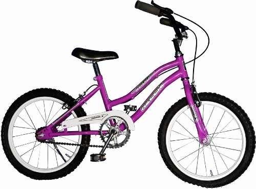 Bicicleta urbana infantil Necchi Playera R20 freno v-brakes color violeta
