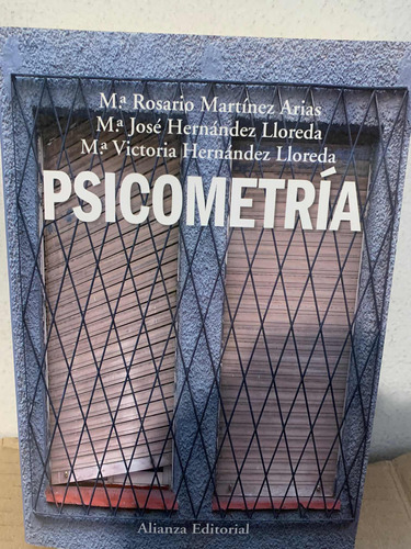 Psicometría María Del Rosario Martínez Arias Ed Alianza