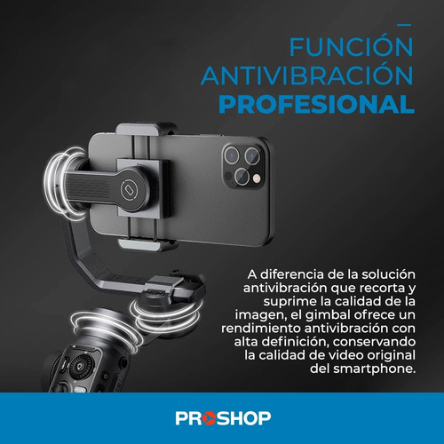 Imagen 5 de 10 de Estabilizador Celular Gimbal Tripode Zhiyun Smooth 5 Combo !