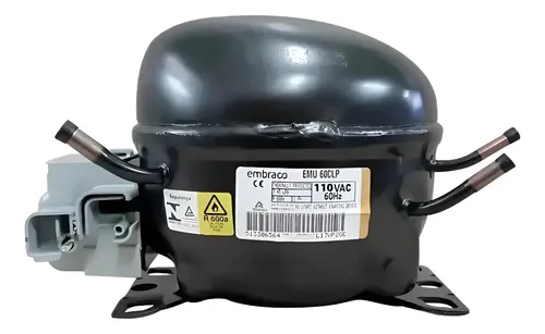 Compressor Embraco Emu 60 Clp 1/6hp R600a 110v | Parcelamento sem juros
