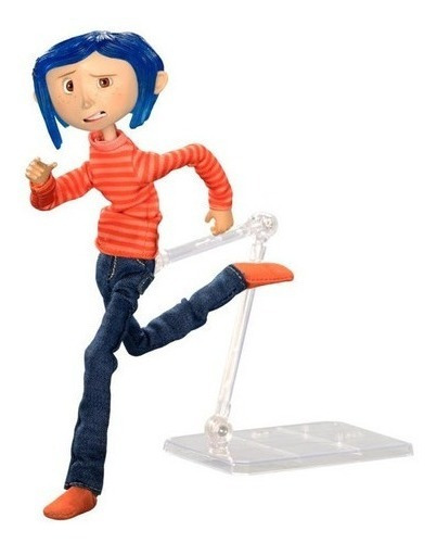 Coraline Jones In Striped Shirt Figura 17cm Neca Original